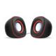Ηχεία Kisonli S-444, 2x3W USB, Μαύρο - 22061