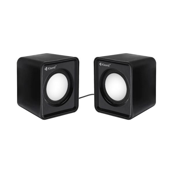 Ηχεία, Kisonli, V310, 2x0.5W, USB, Διαφορετικά χρώματα - 22088