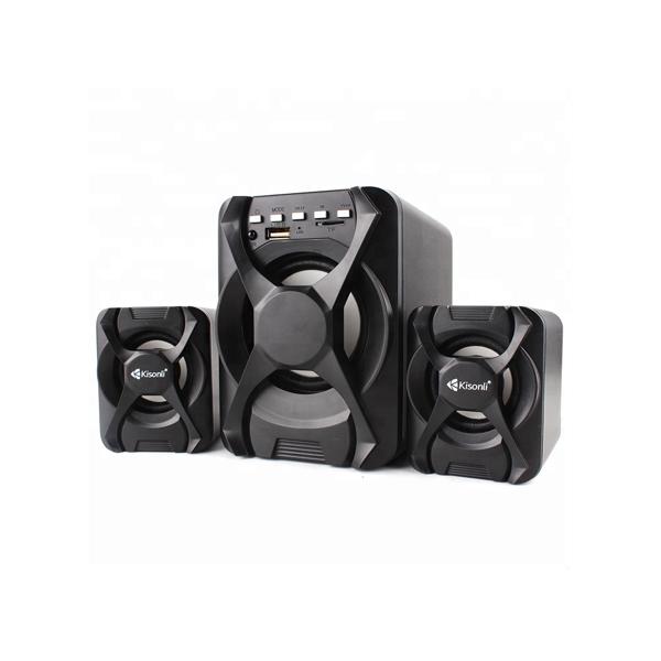 Ηχεία  Kisonli U-2500BT, Bluetooth, 5W+3Wx2 USB, Μαυρο - 22115
