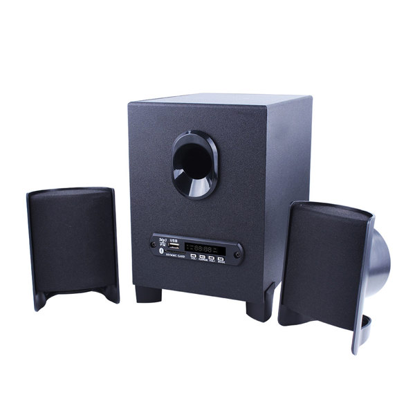 Ηχεία Kisonli TM-6000U, Bluetooth, 5W+2x3W, USB, Μαυρο - 22150