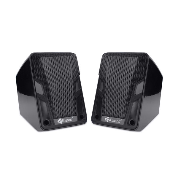 Ηχεία Kisonli A-505, 2x3W, USB, Διαφορετικα χρωματα - 22159
