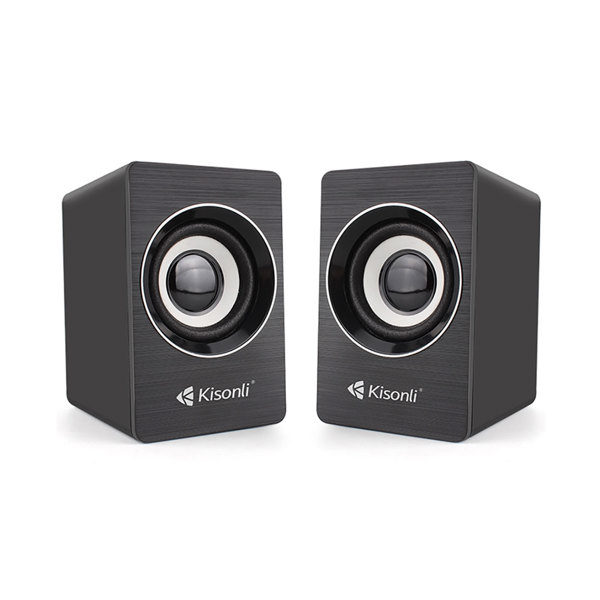 Ηχεία Kisonli A-707, 2x3W, USB, Μαυρο - 22162
