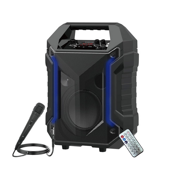 Ηχεἰο Moveteck TF4168, Bluetooth, Καραόκε, USB, SD, FM, AUX, Μαυρο - 22163