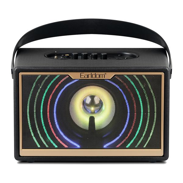 Ηχεἰο Earldom ET-LK3, Bluetooth, Καραόκε, USB, FM, AUX, 2 Μικρόφωνα, Μαυρο - 22198