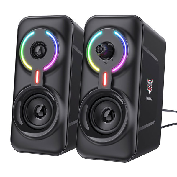 Ηχεία Onikuma L6, 2x5W, USB, RGB, Μαυρο - 22216
