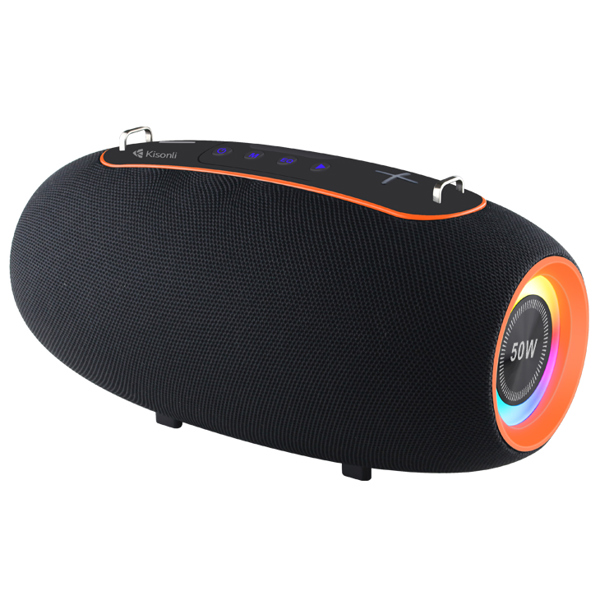 Ηχεἰο Kisonli К8, Bluetooth, USB, SD, AUX, RGB, Μαυρο - 22296