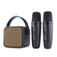Ηχεἰο Kisonli G23, Karaoke, Bluetooth, USB, SD, AUX, RGB, Black - 22298