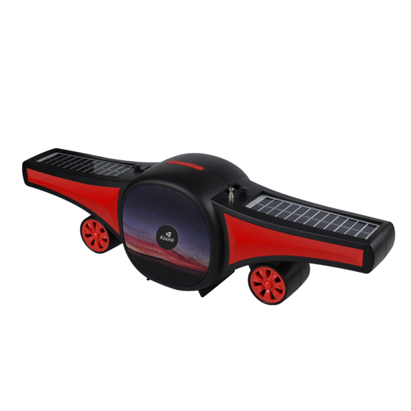 Ηχεἰο Kisonli B6, Bluetooth, Solar, USB, SD, FM, Μαυρο - 22321