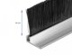 DeLOCK Brush strip 40 mm with aluminium profile angled - length 1 m, Black, Aluminium, Plastic, Rectangular, 1000 mm, 40 mm, China