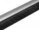 DeLOCK Brush strip 40 mm with aluminium profile angled - length 1 m, Black, Aluminium, Plastic, Rectangular, 1000 mm, 40 mm, China