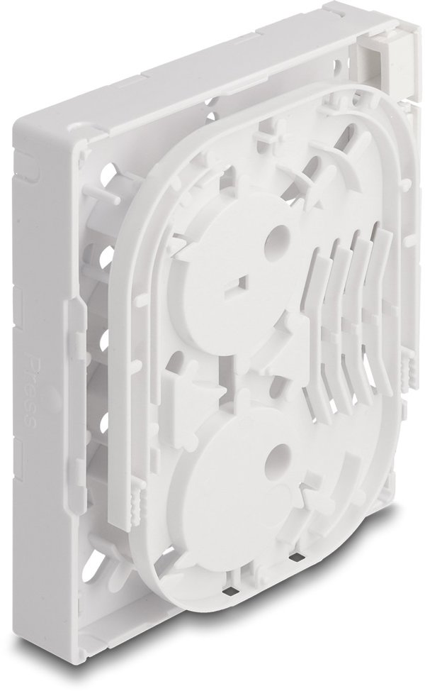 DELOCK LWL Anschlussdose FTTH zur Wandmontage für 4 x weiß