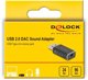 DELOCK USB Gaming DAC 24 Bit / 96 kHz High Res Audio