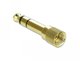 DeLOCK 66390 προσαρμογέας καλωδίων 3.5 mm σε 6.35 mm, Χρυσό