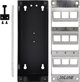 Delock Verteilerkasten 9-Port Cat.6A, Επιτοίχιο Patch Panel με Keystone Modules
