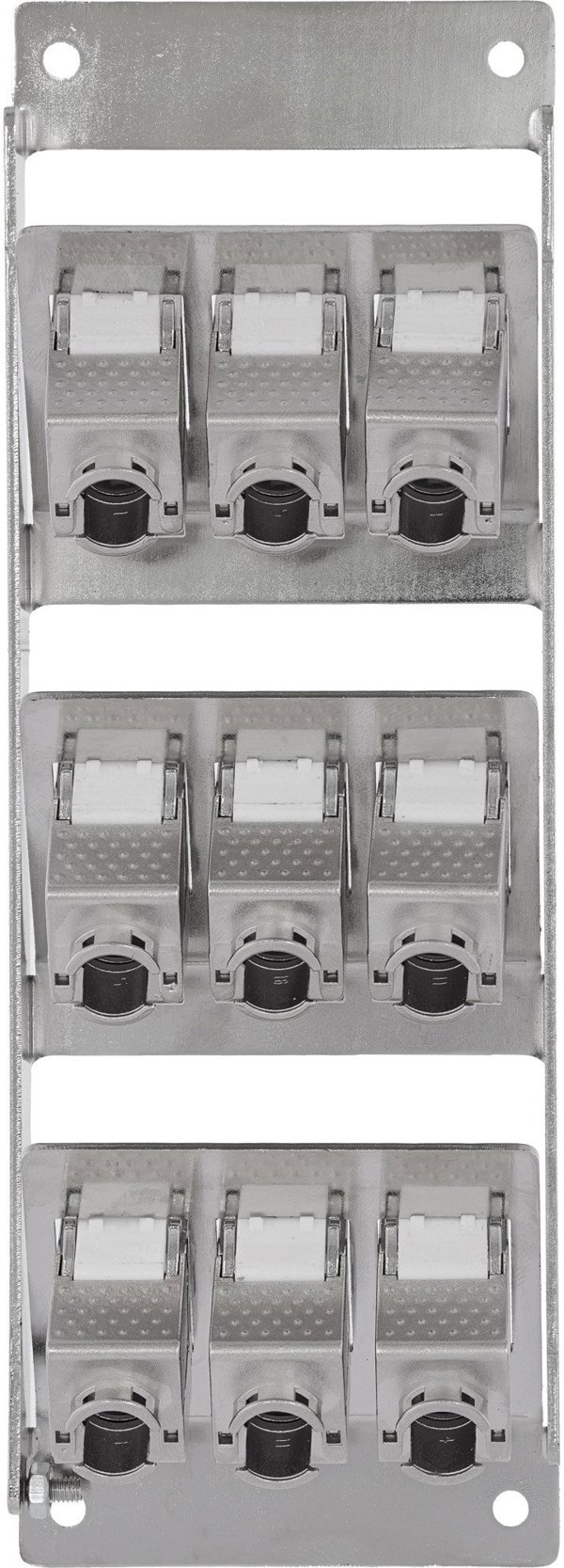 Delock Verteilerkasten 9-Port Cat.6A, Επιτοίχιο Patch Panel με Keystone Modules