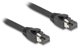Delock Kabel sieciowy RJ45 Cat.8.1 S/FTP 50 cm do 40 Gbps czarny
