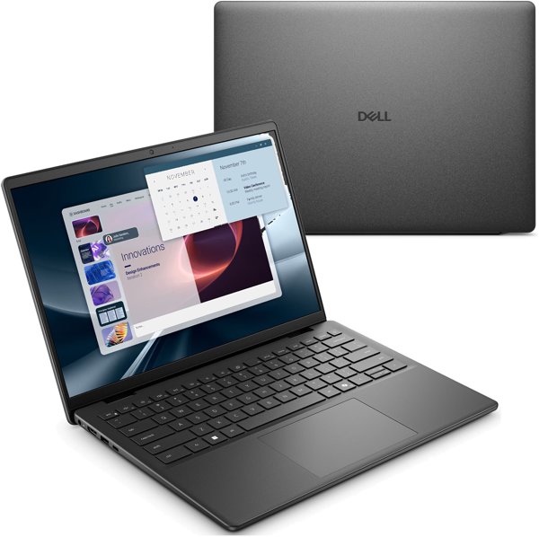 Dell Pro 14 Essential Laptop 14" 2K (1920x1200) AMD Ryzen 5, 16GB RAM, 512GB SSD, AMD Radeon Graphics, Windows 11 Home, Carbon Black
