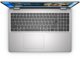 Dell 16 DC16251 | Platinum Silver | 16 " | 2K | 1920 x 1200 pixels | Anti-glare | Intel Core 7 | 150U | 16 GB | DDR5 | Solid-state drive capacity 1000 GB | NVIDIA GeForce MX570A | GDDR6 | 2 GB | Windows 11 Pro | 802.11ax | Keyboard language English |