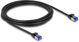 Delock Καλώδιο Δικτύου Patch RJ-45 S/FTP Cat 6a, 3m, Χωρίς Άγκιστρο, Μαύρο