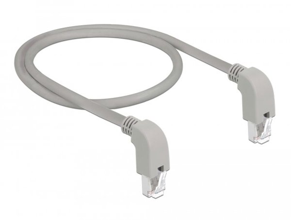 Delock kabel sieciowy Szary 0,5 m Cat6a S/FTP (S-STP)