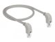 Delock kabel sieciowy Szary 0,5 m Cat6a S/FTP (S-STP)