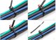 DeLOCK Cable Tie self-cutting L 200 x W 4.8 mm 50 pieces black, Parallel entry cable tie, Plastic, Black, 4.9 cm, -40 - 85 °C, 200 mm