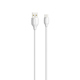 Kαλώδιο δεδομένων LDNIO LS371, Micro USB, 1.0m, λευκό - 40070