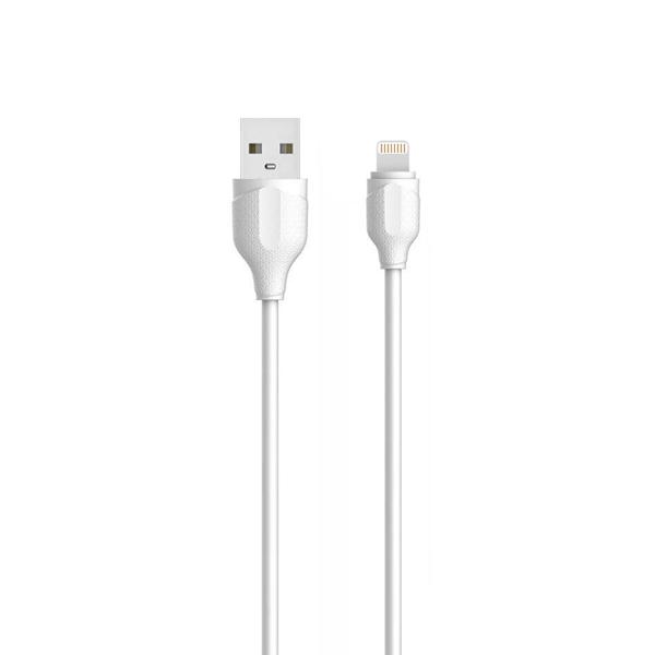 Кαλώδιο δεδομένων LDNIO LS372, Lightning, 2.0m, Λευκό - 40074