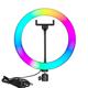 LED Ring light No brand M26, 26cm, RGB, 20W, Black - 40123
