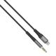 Καλώδιο ήχου Moveteck TB1286, 3.5mm σε Lightning, 1.0m, Μαυρο - 40157