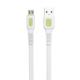 Kαλώδιο δεδομένων DeTech DE-C36M, Micro USB, 1.0m, λευκό - 40191