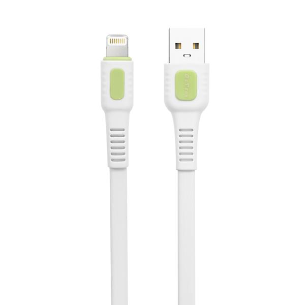 Кαλώδιο δεδομένων DeTech De-C36i, Lightning, 1.0m, Λευκό - 40192