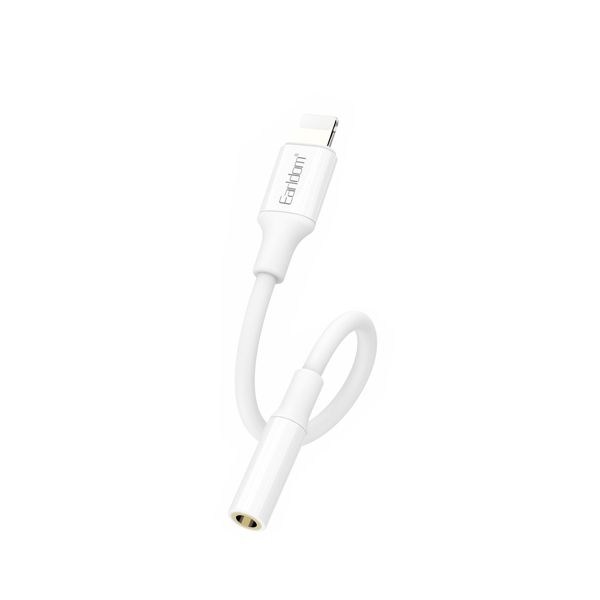Adapter Earldom ET-OT78, Lightning to 3.5mm (F), White - 40363