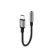 Adapter Earldom ET-OT77, Type-C to 3.5mm (F), Black - 40364