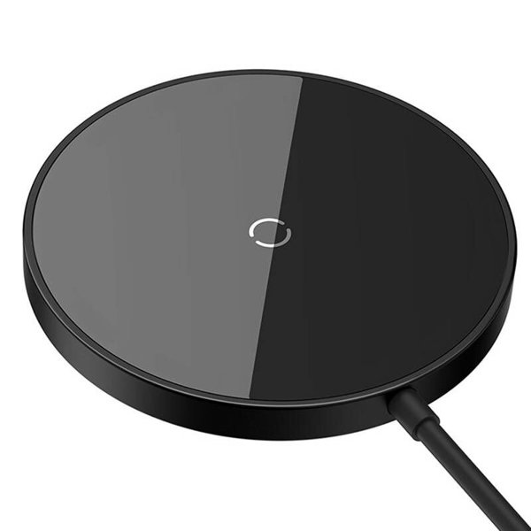 Wireless Charger Baseus Simple Mini 3, Qi, 15W, Black - 40383