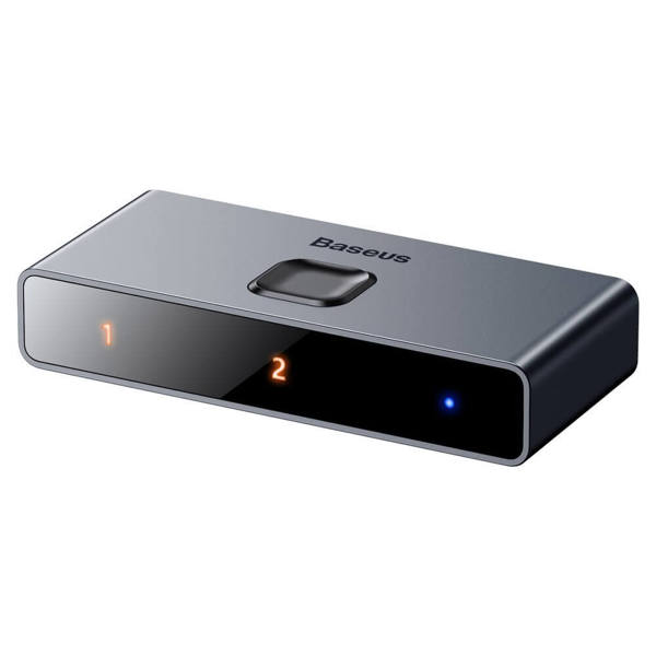 HDMI splitter Baseus Matrix, Bidirectional, 4K, Gray - 40393