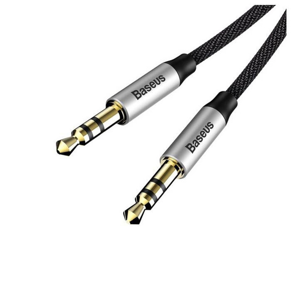 Audio cable Baseus M30, 3.5mm jack, M/M, 1.5m, Black - 40404