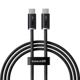 Data cable Baseus Dynamic 3, Type-C - Type-C, 100W, PD, 1.0m, Black - 40421