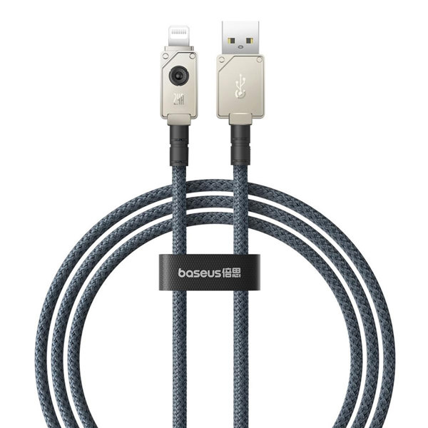 Data cable Baseus Unbreakable, Lightning, 1.0m, Black - 40436