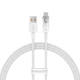 Data cable Baseus Explorer, Type-C, 100W, 1.0m, White - 40440