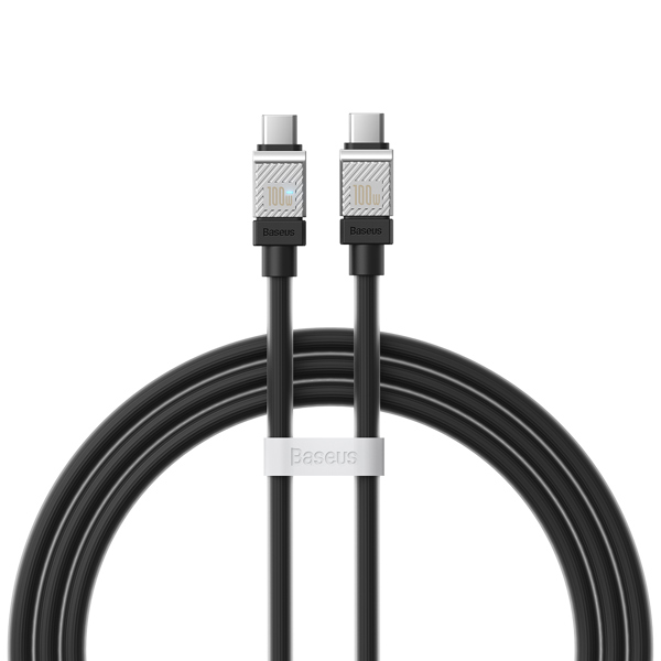 Data cable Baseus CoolPlay, Type-C - Type-C, 100W, PD, 1.0m, Black - 40441
