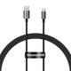 Data cable Baseus Superior, Type-C, 100W, 1.0m, Black - 40449