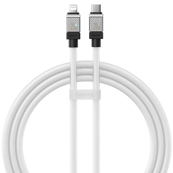 Data cable Baseus CoolPlay, Type-C - Lightning, 20W, 1.0m, White - 40453