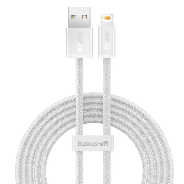 Data cable Baseus Dynamic, Lightning, 1.0m, White - 40467