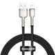 Data cable Baseus Cafule, Lightning, 1.0m, Black - 40473