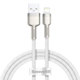 Data cable Baseus Cafule, Lightning, 1.0m, White - 40474