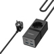Πολύπριζο Earldom ES-SC21, 1 way, CEE 7/3, 2 х USB F, 2 x USB-C, 1m., Μαυρο - 40521