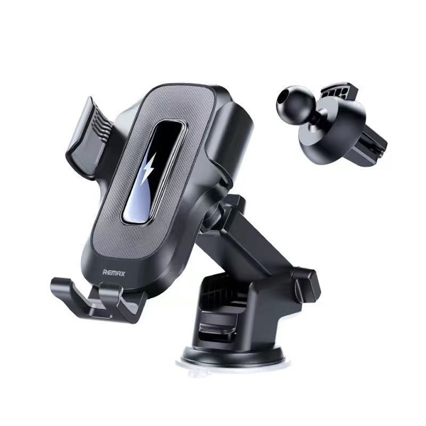 Universal phone holder Remax RM-C31, Wireless charging, Black - 40533