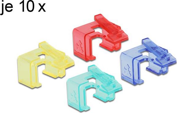 Delock klipsy naprawcze do RJ45, 40 sztuk (86421)