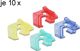 Delock klipsy naprawcze do RJ45, 40 sztuk (86421)